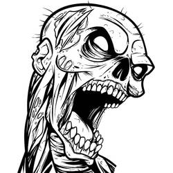 Dessin à colorier: Horreur et Effrayant (Autres) #181161 - Coloriages à Imprimer Gratuits