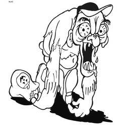 Dessin à colorier: Horreur et Effrayant (Autres) #181162 - Coloriages à Imprimer Gratuits