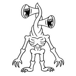 Dessin à colorier: Horreur et Effrayant (Autres) #186120 - Coloriages à Imprimer Gratuits