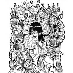 Dessin à colorier: Horreur et Effrayant (Autres) #193662 - Coloriages à Imprimer Gratuits