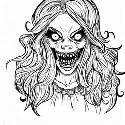 Dessin à colorier: Horreur et Effrayant (Autres) #193664 - Coloriages à Imprimer Gratuits