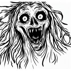 Dessin à colorier: Horreur et Effrayant (Autres) #193691 - Coloriages à Imprimer Gratuits