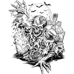 Dessin à colorier: Horreur et Effrayant (Autres) #193698 - Coloriages à Imprimer Gratuits