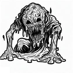 Dessin à colorier: Horreur et Effrayant (Autres) #194057 - Coloriages à Imprimer Gratuits