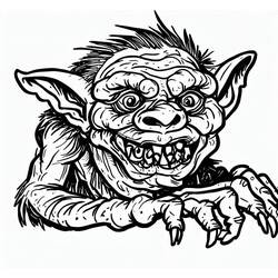 Dessin à colorier: Horreur et Effrayant (Autres) #194080 - Coloriages à Imprimer Gratuits