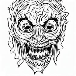 Dessin à colorier: Horreur et Effrayant (Autres) #194086 - Coloriages à Imprimer Gratuits