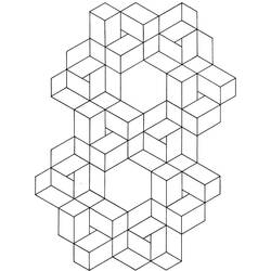 Dessin à colorier: Illusion d’optique (Autres) #213952 - Coloriages à Imprimer Gratuits