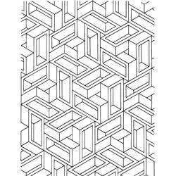 Dessin à colorier: Illusion d’optique (Autres) #213955 - Coloriages à Imprimer Gratuits