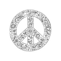 Dessin à colorier: Paix (Autres) #210621 - Coloriages à Imprimer Gratuits