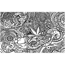 Coloriage Psychedelique (Autres) #210023 à imprimer et colorier