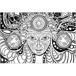 Coloriage Psychedelique (Autres) #210027 à imprimer et colorier