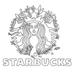 Dessin à colorier: Starbucks (Autres) #213913 - Coloriages à Imprimer Gratuits