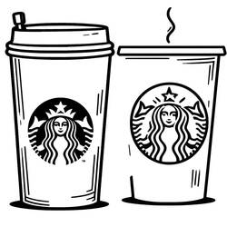 Dessin à colorier: Starbucks (Autres) #213918 - Coloriages à Imprimer Gratuits