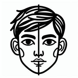 Dessin à colorier: Visage (Autres) #211966 - Coloriages à Imprimer Gratuits