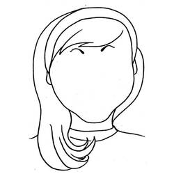 Dessin à colorier: Visage (Autres) #211978 - Coloriages à Imprimer Gratuits