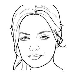 Dessins à colorier: Visage - Coloriages à Imprimer Gratuits