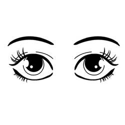 Dessin à colorier: Yeux (Autres) #201273 - Coloriages à Imprimer Gratuits