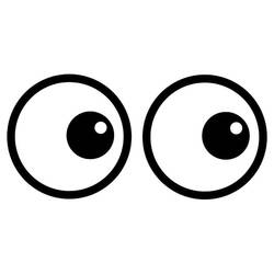 Dessin à colorier: Yeux (Autres) #201274 - Coloriages à Imprimer Gratuits