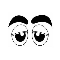 Dessin à colorier: Yeux (Autres) #201280 - Coloriages à Imprimer Gratuits