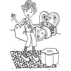 Dessin à colorier: Chambre (Bâtiments et Architecture) #203889 - Coloriages à Imprimer Gratuits