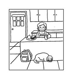 Coloriage Cuisine (Bâtiments et Architecture) #211577 à imprimer et colorier