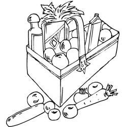 Dessin à colorier: Épicerie (Bâtiments et Architecture) #192110 - Coloriages à Imprimer Gratuits