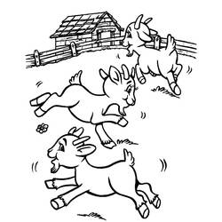 Dessin à colorier: Ferme (Bâtiments et Architecture) #183677 - Coloriages à Imprimer Gratuits