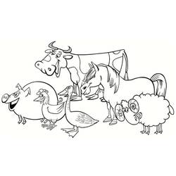 Dessin à colorier: Ferme (Bâtiments et Architecture) #183690 - Coloriages à Imprimer Gratuits