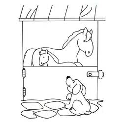 Dessin à colorier: Ferme (Bâtiments et Architecture) #183703 - Coloriages à Imprimer Gratuits