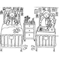 Dessin Hôpital (Bâtiments et Architecture) #190207 à colorier pour petits et grands