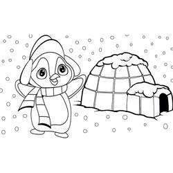 Dessin à colorier: Igloo (Bâtiments et Architecture) #179767 - Coloriages à Imprimer Gratuits