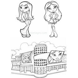 Dessin à colorier: Magasin (Bâtiments et Architecture) #23385 - Coloriages à Imprimer Gratuits