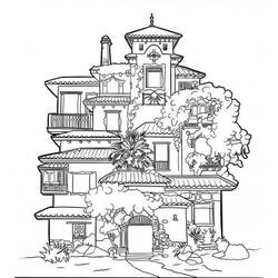 Coloriage gratuit Maison (Bâtiments et Architecture) #172189 à colorier aux crayons