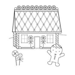 Coloriage Maison (Bâtiments et Architecture) #172192 à imprimer et colorier
