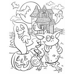 Illustration au trait Maison (Bâtiments et Architecture) #172210 prête à colorier