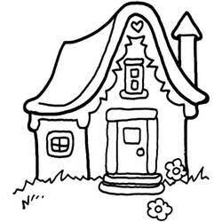 Coloriage Maison (Bâtiments et Architecture) #215849 à imprimer et colorier