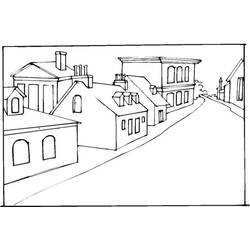 Dessin à colorier: Maison (Bâtiments et Architecture) #64765 - Coloriages à Imprimer Gratuits