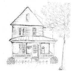 Dessin à colorier: Maison (Bâtiments et Architecture) #66445 - Coloriages à imprimer