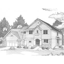 Dessin à colorier: Maison (Bâtiments et Architecture) #66465 - Coloriages à imprimer