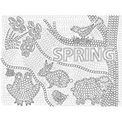 Coloriage Mosaïque (Bâtiments et Architecture) #203670 à imprimer et colorier