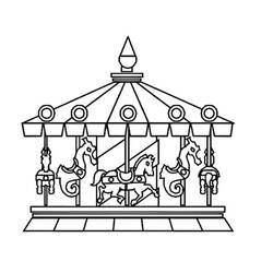 Dessin à colorier: Parc d’attractions (Bâtiments et Architecture) #210879 - Coloriages à Imprimer Gratuits