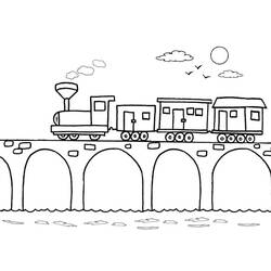 Dessin à colorier: Pont (Bâtiments et Architecture) #204354 - Coloriages à Imprimer Gratuits