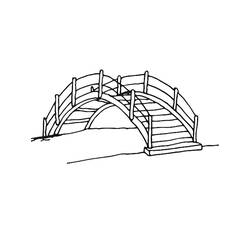 Dessin à colorier: Pont (Bâtiments et Architecture) #204356 - Coloriages à Imprimer Gratuits