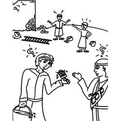 Dessin à colorier: Tour de Babel (Bâtiments et Architecture) #213637 - Coloriages à Imprimer Gratuits