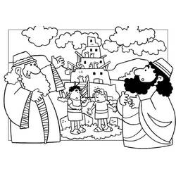 Dessin à colorier: Tour de Babel (Bâtiments et Architecture) #213659 - Coloriages à Imprimer Gratuits