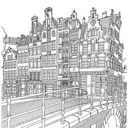 Dessin à colorier: Ville (Bâtiments et Architecture) #200592 - Coloriages à Imprimer Gratuits