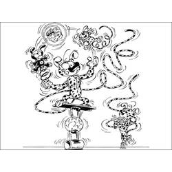Dessin à colorier: Acrobate (Carrières et Professions) #87284 - Coloriages à Imprimer Gratuits