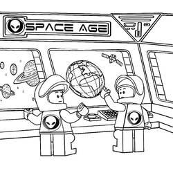 Dessin à colorier: Astronaute (Carrières et Professions) #184420 - Coloriages à Imprimer Gratuits