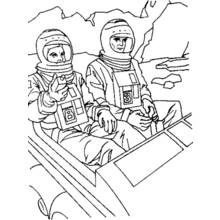 Dessin à colorier: Astronaute (Carrières et Professions) #87606 - Coloriages à Imprimer Gratuits
