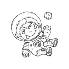 Dessin à colorier: Astronaute (Carrières et Professions) #87619 - Coloriages à Imprimer Gratuits